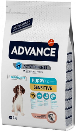 Сухой корм для собак Advance Sensitive Puppy 0.8 кг