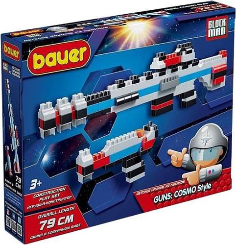 Конструктор Bauer Guns: Cosmo Style 876 Рельсотрон и Бластер