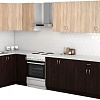 Готовая кухня S-Company Клео лайт 1.2x2.6 левая (венге/дуб сонома)