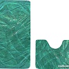 Набор ковриков Gokyildiz Standart 0.5x0.8 CROSS-5506-DARK-TURQUOISE