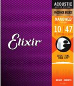 Струны для гитары Elixir Strings 16152 10-47
