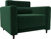 Кресло-кровать Лига диванов Лига-070 132558 (велюр Seven 626 зеленый)