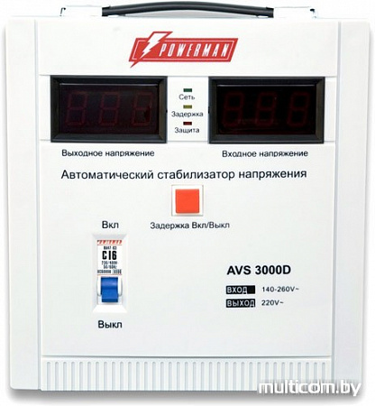 Стабилизатор напряжения Powerman AVS 3000D