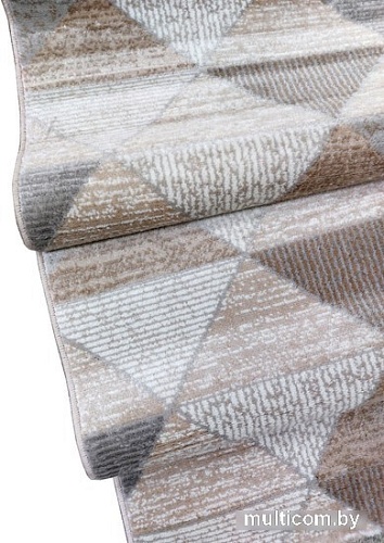 Ковер для жилой комнаты Bossan Nizza 2795B-AGRI-KREM 1.2x1.7 м