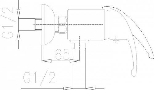 Смеситель Armatura Piryt 446-040-00