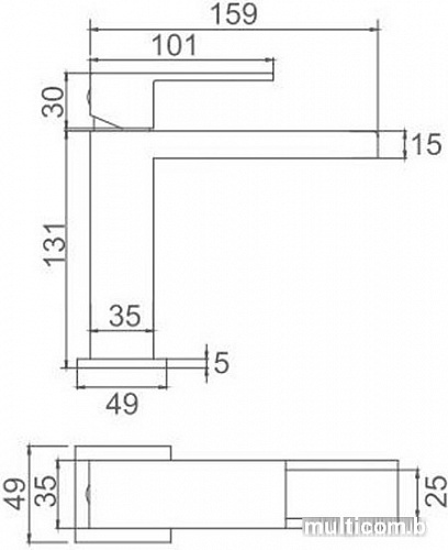 Смеситель Gerhans K11017-1