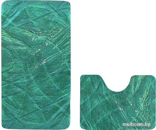 Набор ковриков Gokyildiz Standart 0.5x0.8 CROSS-5506-DARK-TURQUOISE