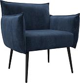 Интерьерное кресло Лига диванов Лига-083 132319 (велюр Tower 13 синий)