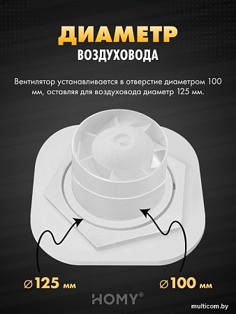 Вентиляционная решетка HOMY AIR гексагон AH100BRT 17x15 (черная)