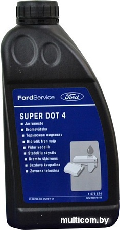 Тормозная жидкость Ford Super DOT 4 1л