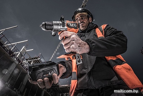 Ударная дрель-шуруповерт AEG Powertools BSB 18C3BL-X02C 4935478937 (с 2-мя АКБ 2 Ач + 4 Ач, кейс)