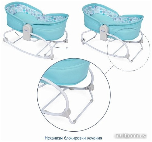 Люлька Simplicity Elite 3 в 1 3010 (blue circles)