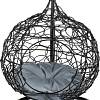 Подвесное кресло BiGarden кокон из искусственного ротанга (черный)