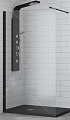 Душевая стенка RGW WA-010B 70 (черный/прозрачное стекло)