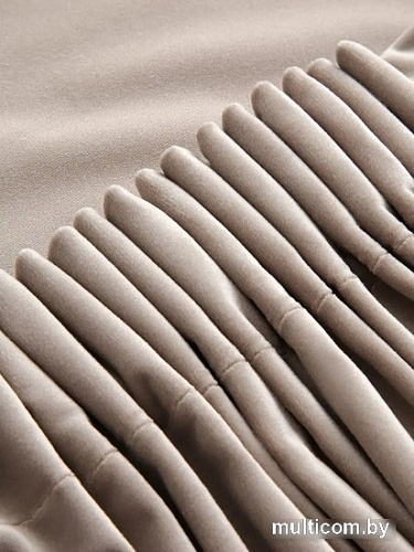Комплект штор Soft Lines Бархат 9138-D2 2x2.4 м (кофейный, 2 шт)