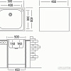 Кухонная мойка Ukinox Классика CLM500.400 T6C 1C