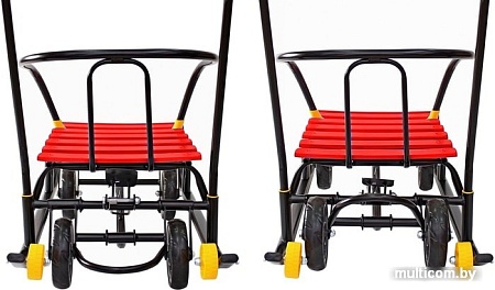 Санки Galaxy Black Auto (черный/красный)