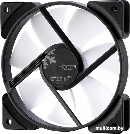 Вентилятор для корпуса Fractal Design Prisma AL-12 PWM 3P FD-FAN-PRI-AL12-PWM-3P