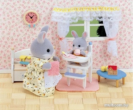 Аксессуары для кукольного домика Sylvanian Families Стульчик для кормления малыша 5221