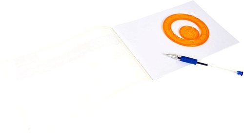 Трафарет Bondibon Спирограф-линейка. Чудесные узоры ВВ5367