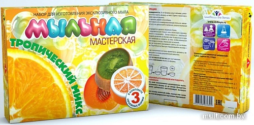 Набор для опытов Инновации для детей Мыльная мастерская. Тропический микс 744