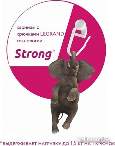 Карниз для штор Legrand Оливия 58063668 (2.4 м, латунь)