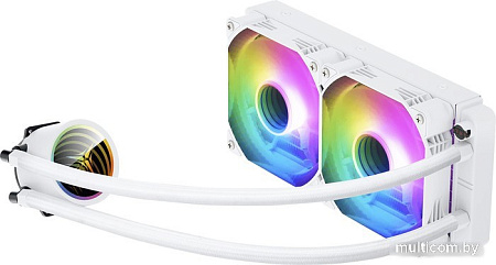 Жидкостное охлаждение для процессора Zone51 Flow 240 ARGB White Z51-F2A-WH