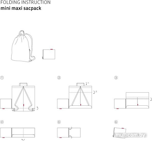 Мешок для обуви Reisenthel Mini Maxi Sacpack AU4065 (special edition bavaria 4)