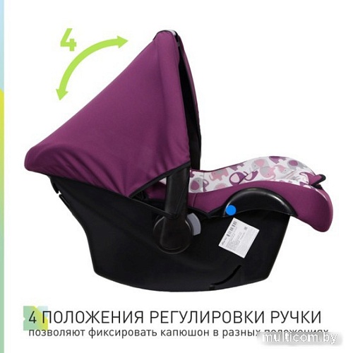 Детское автокресло Еду-Еду KS 341 (бордовый)