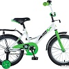Детский велосипед Novatrack Strike 20 (белый/зеленый)