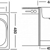 Кухонная мойка Ukinox Гранд GRL480.480 -GT8K 0C (с сифоном)