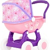 Коляска для кукол Полесье Arina №2 4-х колесная 48219 (фиолетовый/розовый)