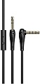 Кабель Hoco UPA15 3.5мм - 3.5мм с микрофоном (1 м, черный)