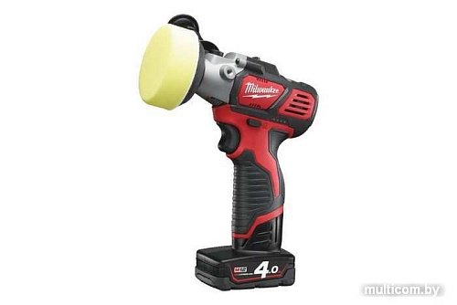 Полировальная машина Milwaukee M12 BPS-421X 4933447799 (с 2-мя АКБ, кейс)