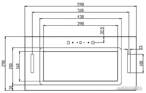 Кухонная вытяжка Schtoff Sesto 60 (черный)