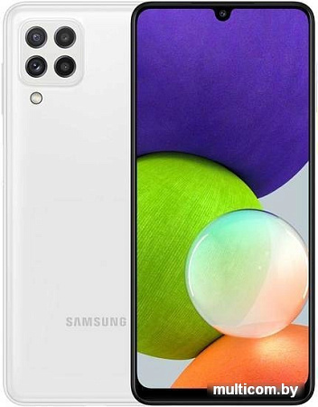 Смартфон Samsung Galaxy A22 SM-A225F/DSN 4GB/128GB (белый)