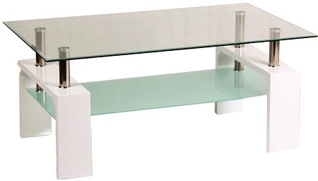 Журнальный столик Signal Lisa Basic (белый)