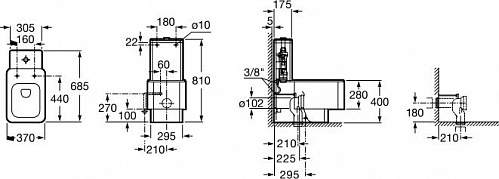 Унитаз Roca Element 342577000 (без бачка)