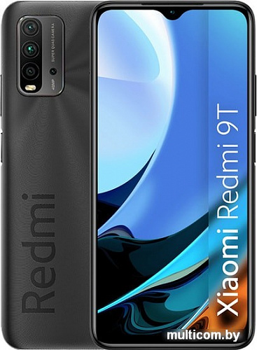 Смартфон Xiaomi Redmi 9T 4GB/128GB без NFC (угольно-серый)