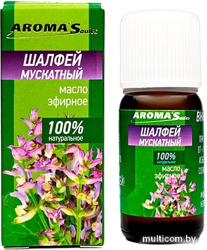Aroma Saules Эфирное масло Мускатный шалфей 10 мл