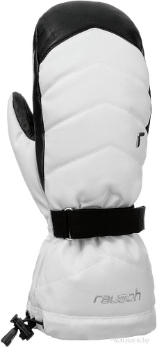 Горнолыжные варежки Reusch Nadia R-Tex Xt Mitten 6231553-1101 (р-р 8, White/Black)