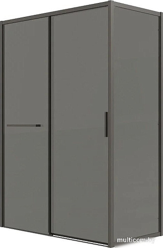 Душевой уголок Grossman Style 100x70x195 120.K33.05.1070.21.10 (черный матовый/тонированное стекло)