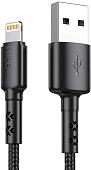 Кабель Vipfan X02 USB Type-A - Lightning (1.8 м, черный)