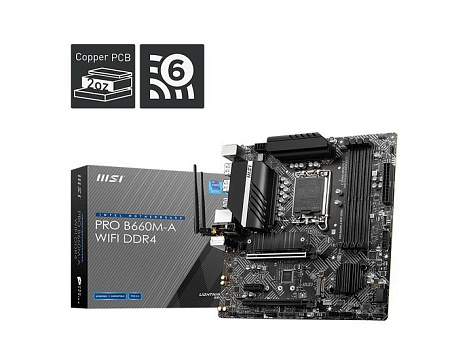 Материнская плата MSI Pro B660M-A WiFi DDR4