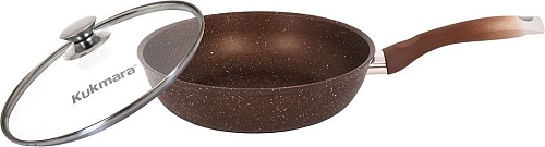 Сковорода Kukmara смк24603а (кофейный мрамор)
