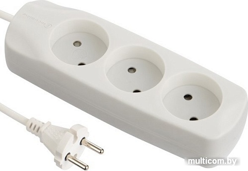 Удлинитель Electraline 62000 (1.5 м, белый)