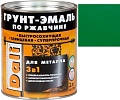 Грунт-эмаль Dali По ржавчине 3 в 1, 2 л (зеленый, RAL 6029)