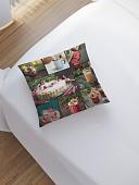 Чехол на подушку JoyArty Праздничный коллаж sl_380805