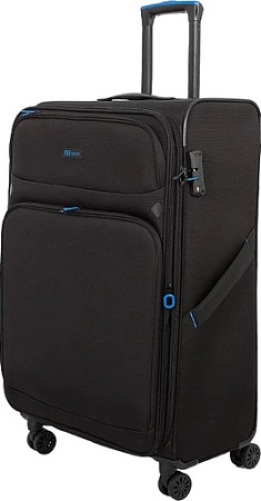 Чемодан-спиннер Francesco Molinary 111-22039W/3-28BLK (черный)