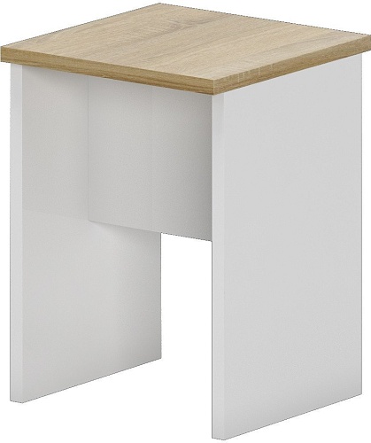 Табурет Славянская столица Д-Т1 (белый/дуб сонома)